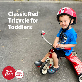 Radio Flyer chrome handlebars for timeless style and precise steering