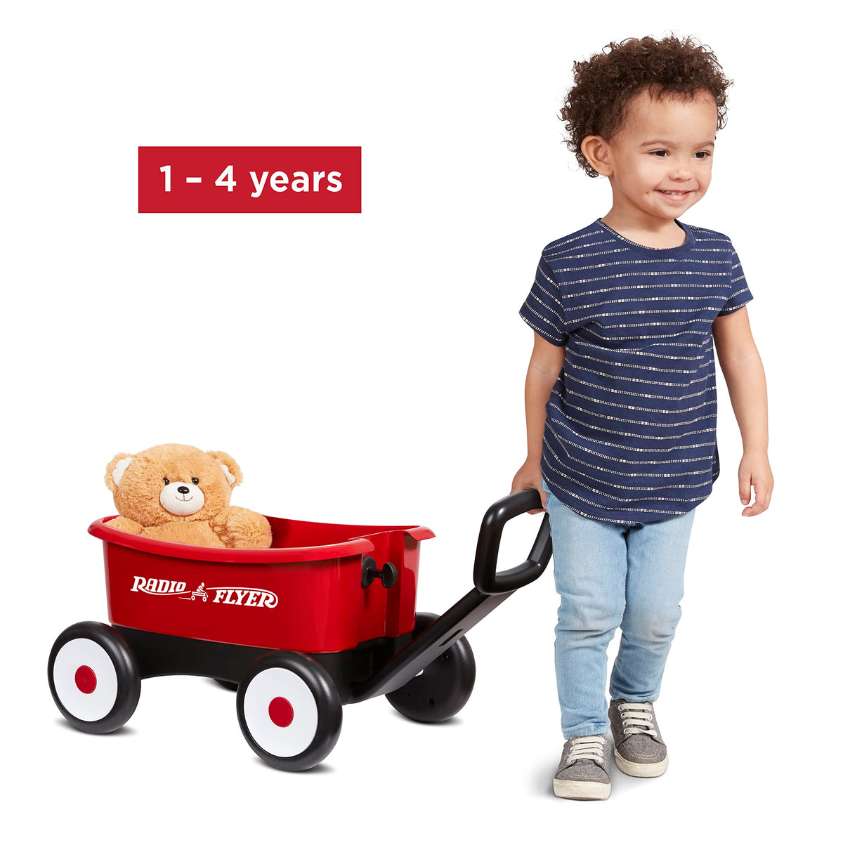 Radio Flyer Push & Pull Walker Wagon built with durable, kid-friendly materials.