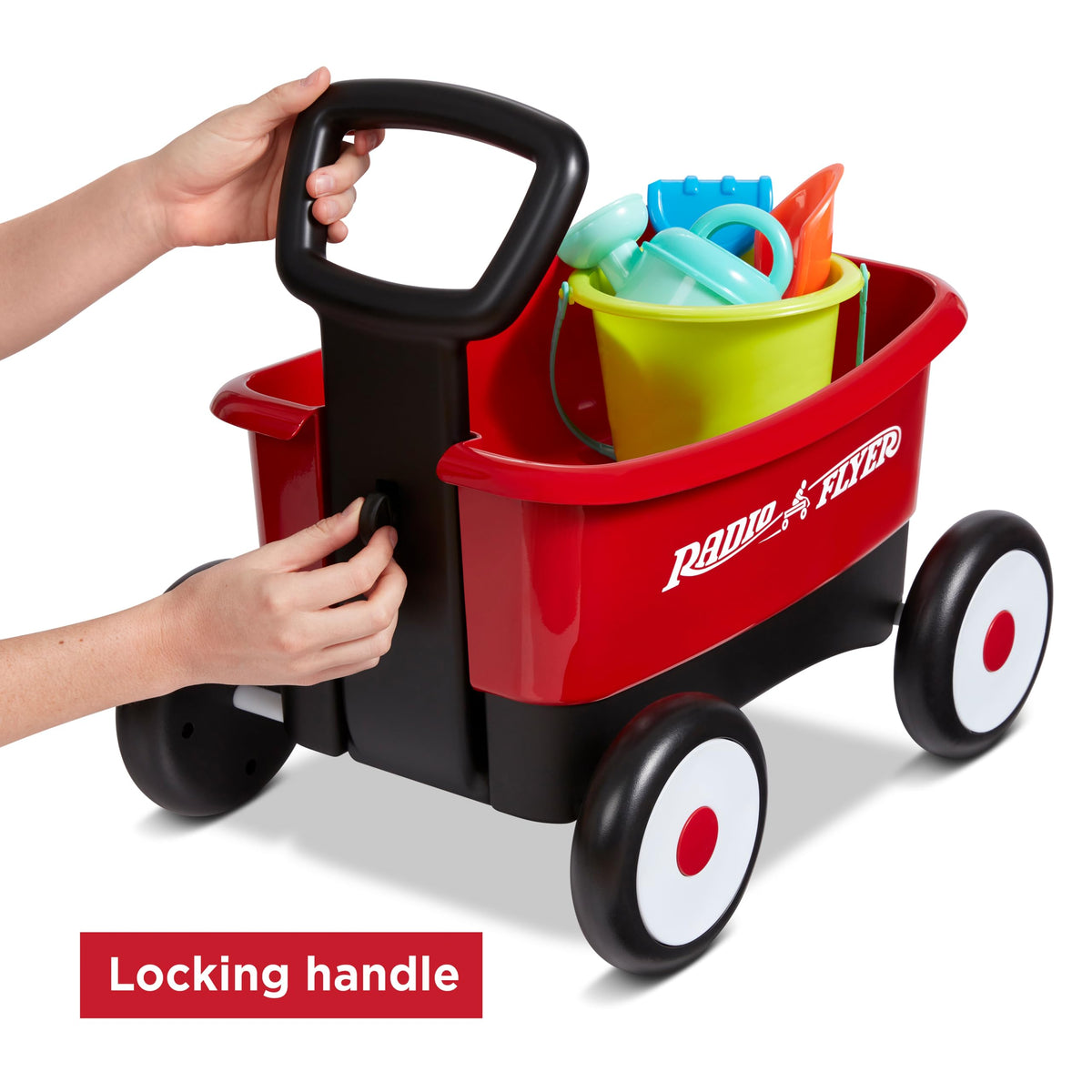 Radio Flyer iconic red wagon design sparks imaginative play at home.