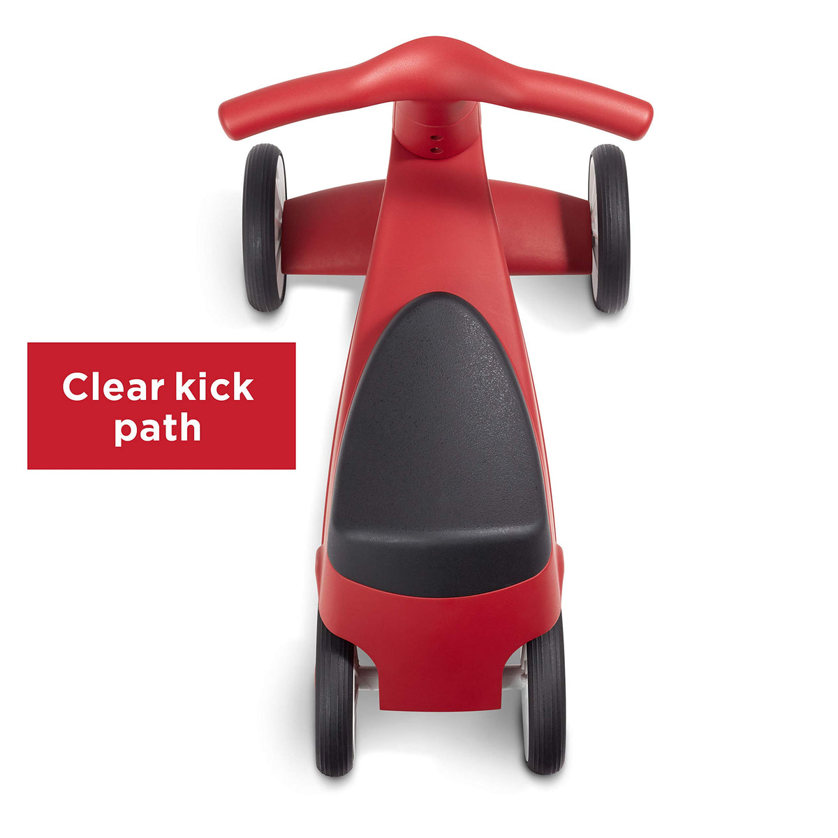 Radio Flyer Scoot About Sport easy-glide wheels deliver smooth rides.