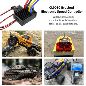 Radiolink CL9030 90A ESC shows 5A BEC integration for stable power.