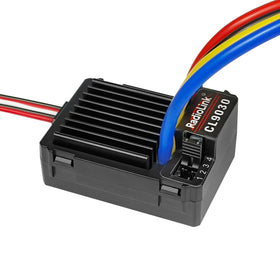 Radiolink CL9030 90A ESC front view showing waterproof build for rugged RC use.