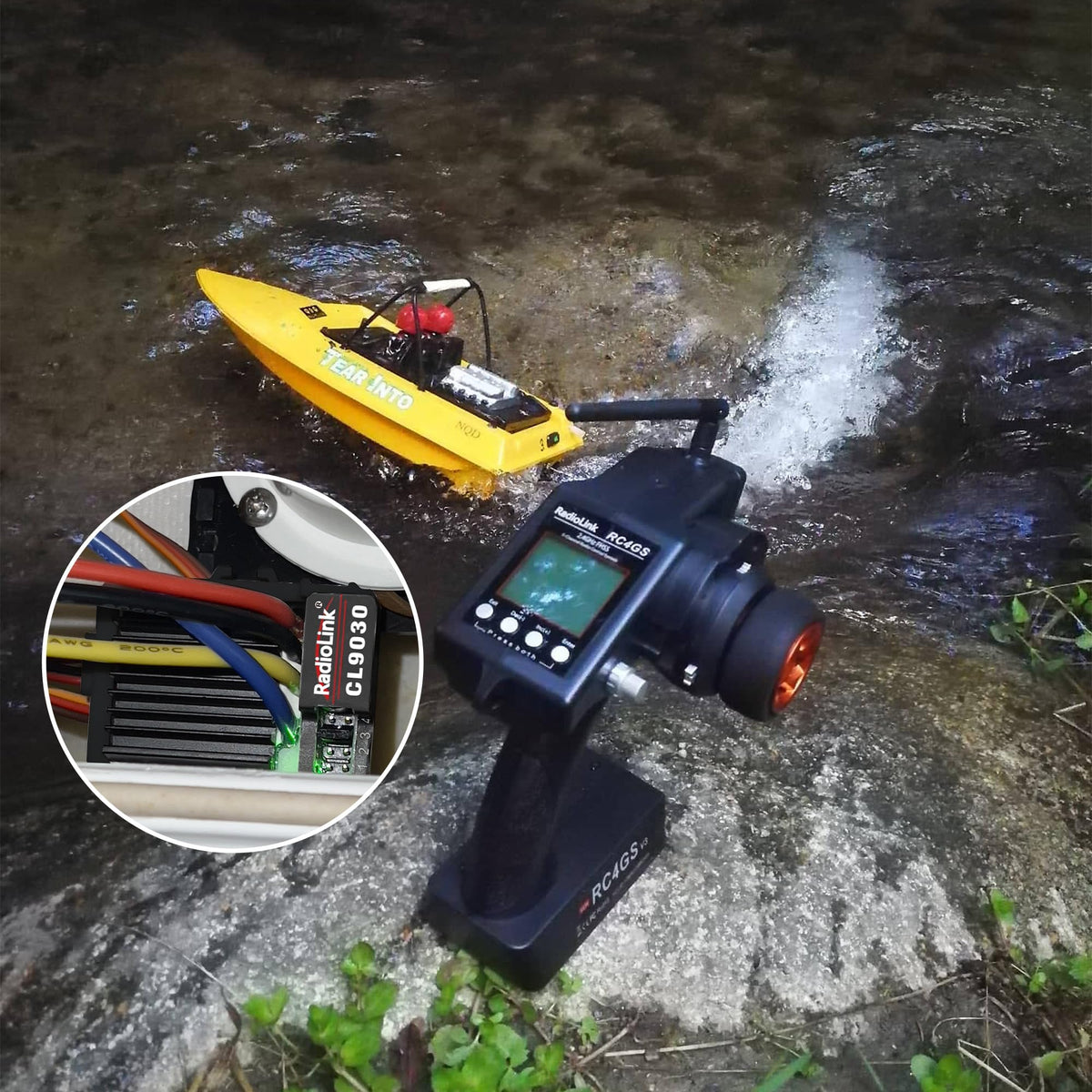 Radiolink CL9030 90A ESC jumper config image shows LiPo safe setup.