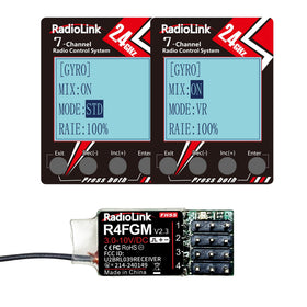 Radiolink R4FGM compact two-pack for multiple vehicles.