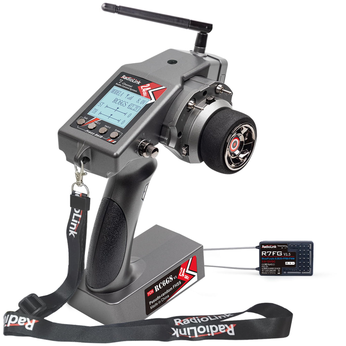 Radiolink RC6GS V3 transmitter with precise control for RC cars