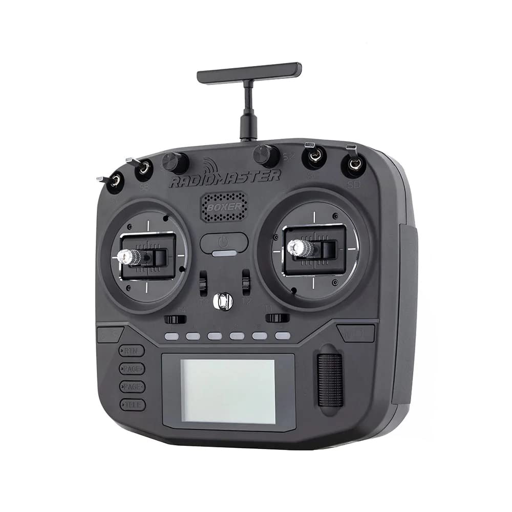 RadioMaster Boxer ergonomic grip emphasizes natural hand position for precise control.