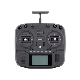 RadioMaster Boxer front-angle view highlights compact ergonomic design for comfortable handling.