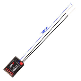 ER8 voltage telemetry displays battery health during flight