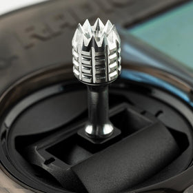 Built-in LED light on Radiomaster Pocket Charcoal helps locate controls in darkness.