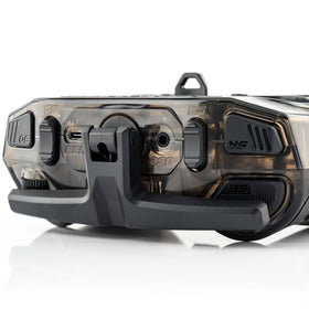 Compact Radiomaster Pocket Charcoal form factor fits in hands and bags for travel.