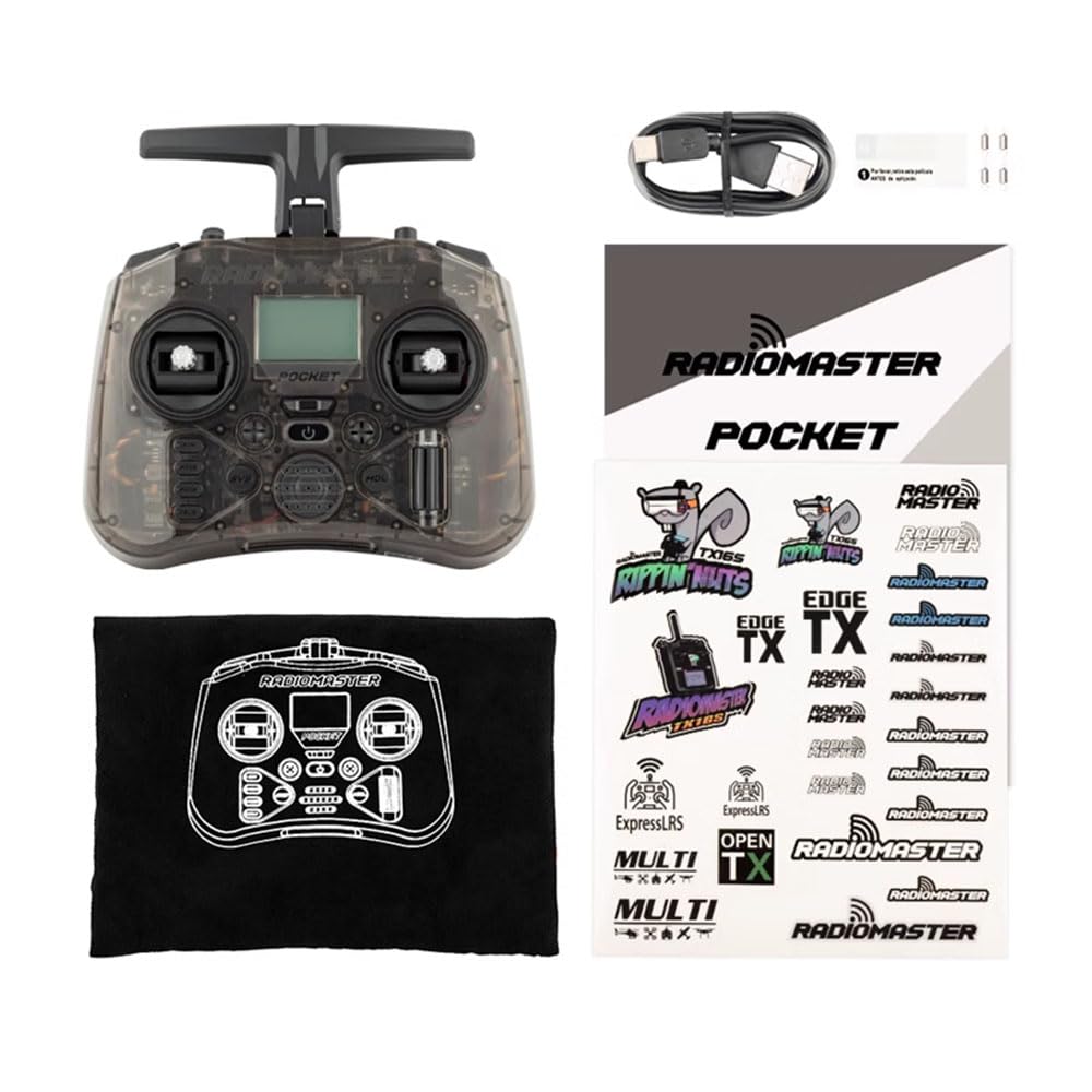 Radiomaster Pocket ELRS with foldable antenna for portable control