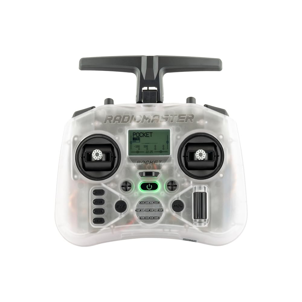Radiomaster Pocket Hall gimbal transmitter compact design for on-the-go pilots