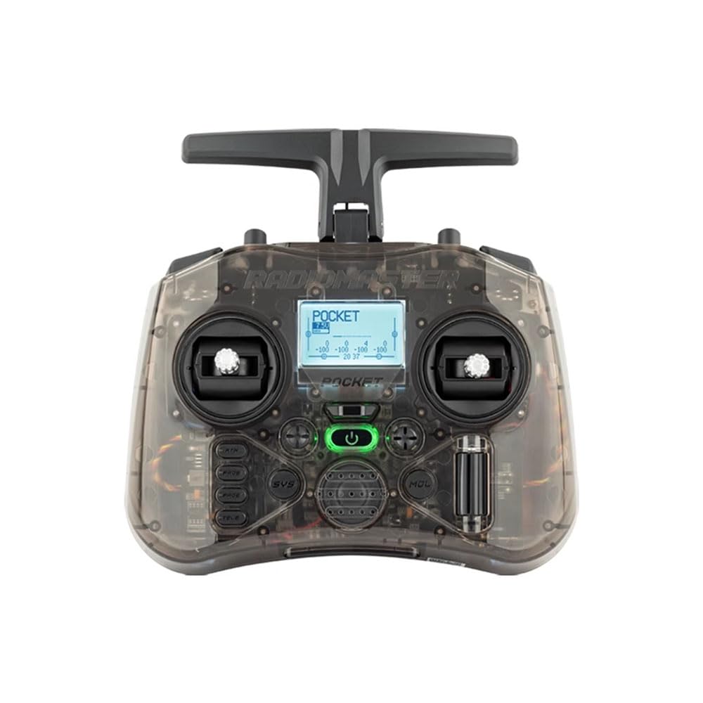Radiomaster Pocket LED indicators visualize inputs for quick on-the-fly adjustments