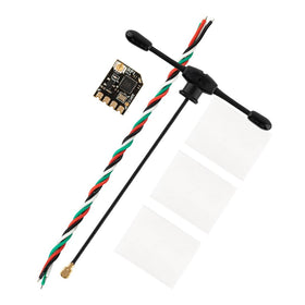 RadioMaster RP1 V2 24ghz nano receiver on compact drone frame boosts FPV performance
