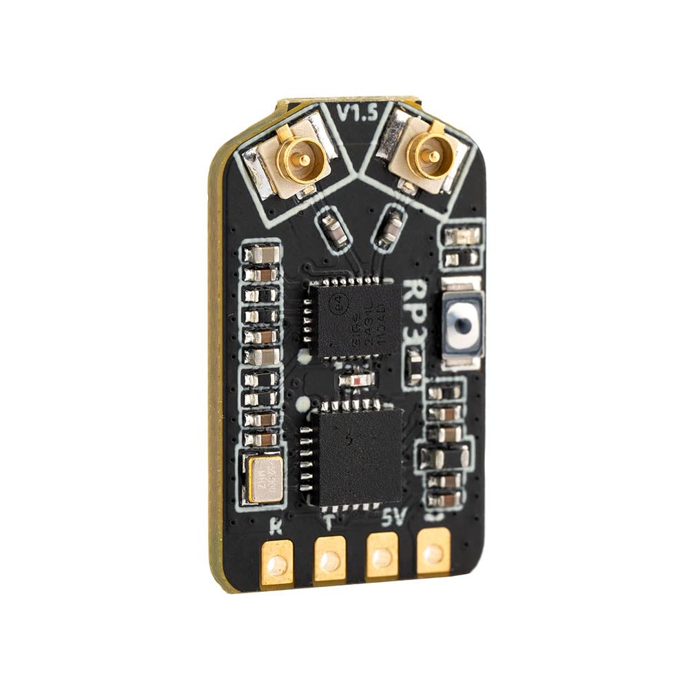 RP3 ELRS weighs 4.6 grams with two compact antennas.
