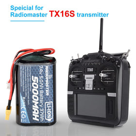 Charging tips for RADIOMASTER TX16S battery using Li-ion mode and safe currents