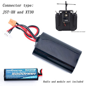 RADIOMASTER TX16S battery weight around 166g for balanced feel