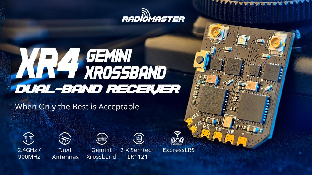 XR4 castled pads designed for straightforward soldering and quick builds