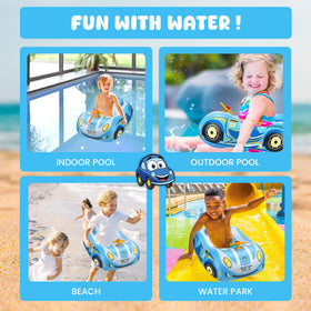 RADSHSP car-shaped float measures 31 by 24 by 10.6 inches