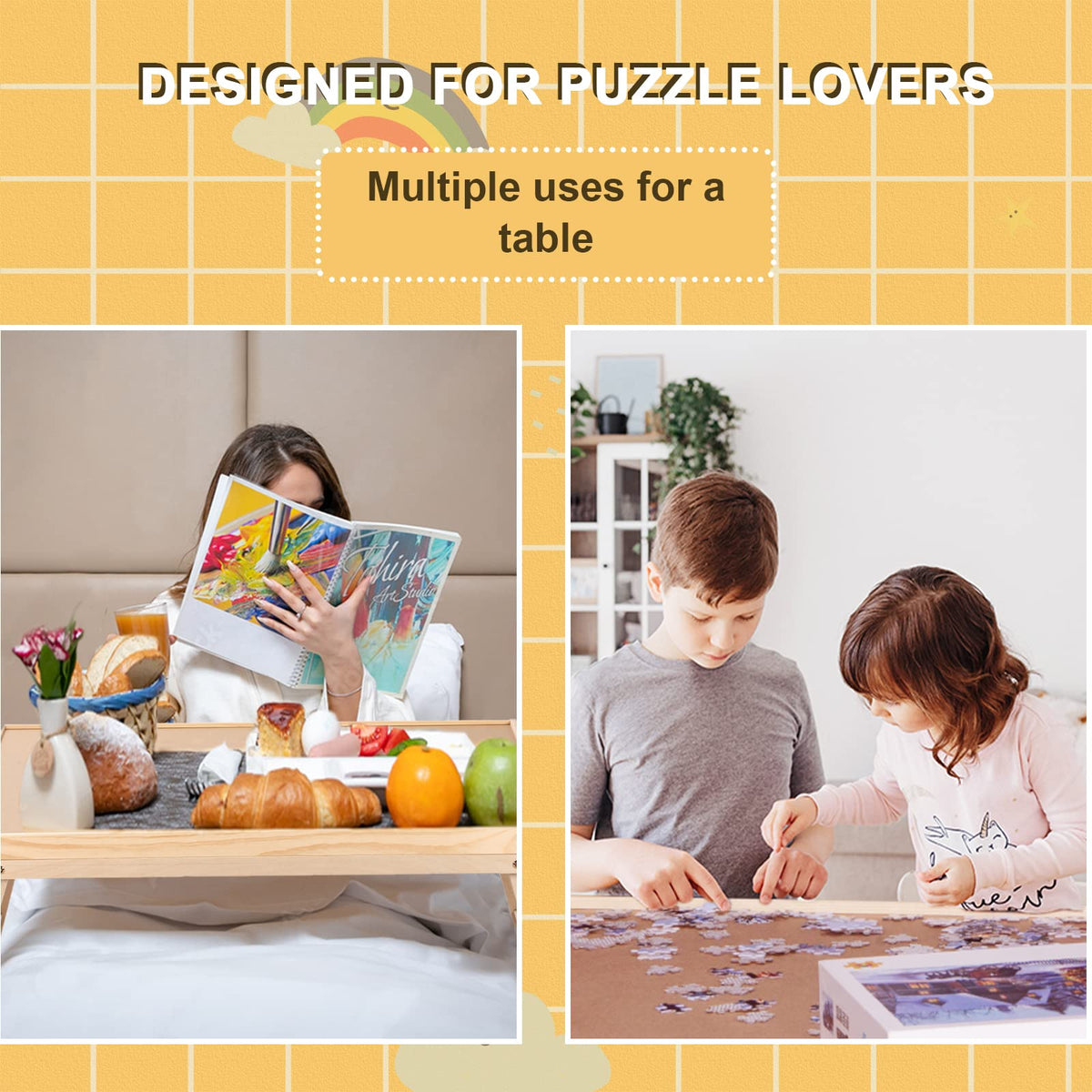 Ragozonery Yacona Puzzle Board dimensions 34.3 by 26 inches
