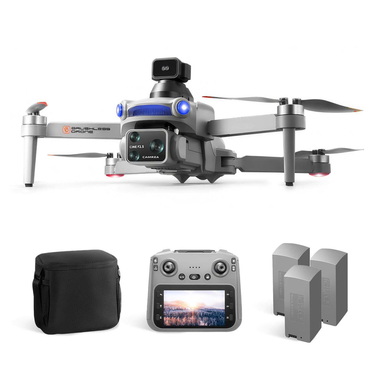 RAIGNV S119 front camera with 120° wide angle for crisp forward footage