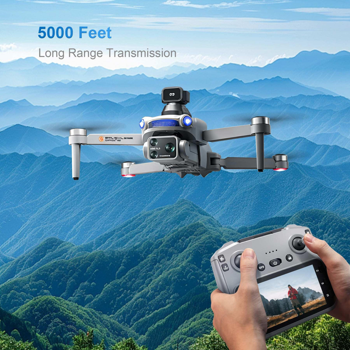 RAIGNV S119 obstacle-sensing sensors prevent collisions during complex flights