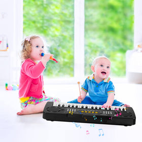 Raimy 37 Keys keyboard offers multiple instrument sounds for exploration