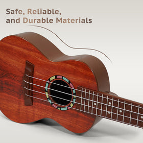 Raimy guitar close-up on strings highlighting authentic tone at small scale.