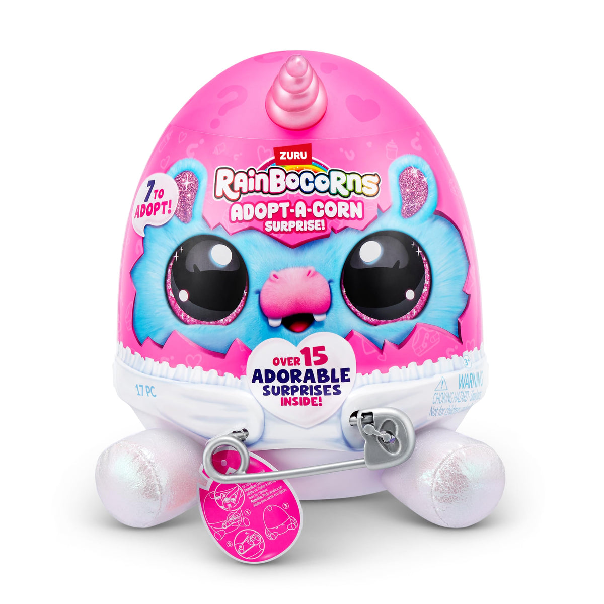Rainbocorns Adopt-A-Corn diaper egg packaging doubles as easy storage.