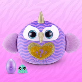 Rainbocorns Boo-Boocorn long-tail figure adds playful detail inside the egg