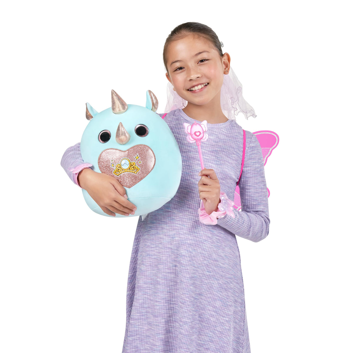 Rainbocorns Eggzania Fairy Mania Elephant with beaded bracelets for creative accessories.