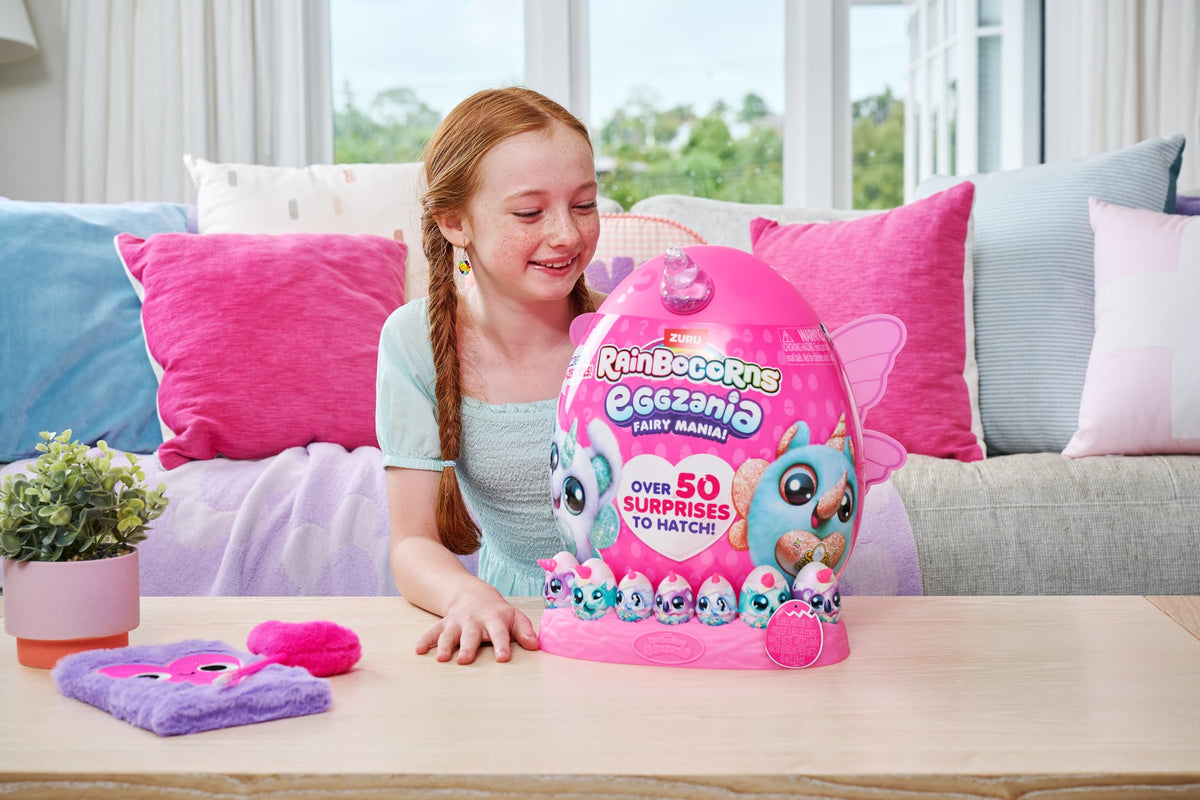 Rainbocorns Eggzania Fairy Mania Elephant peel and reveal heart under the shell.