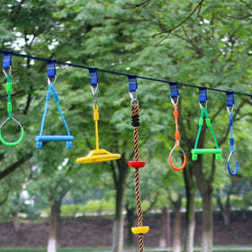 Rainbow Craft hanging bars assembly setup for quick use and play.