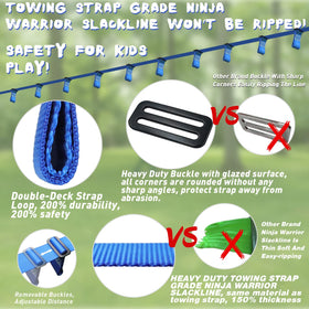 Rainbow Craft 12 removable buckle loops laid out for versatile challenges.