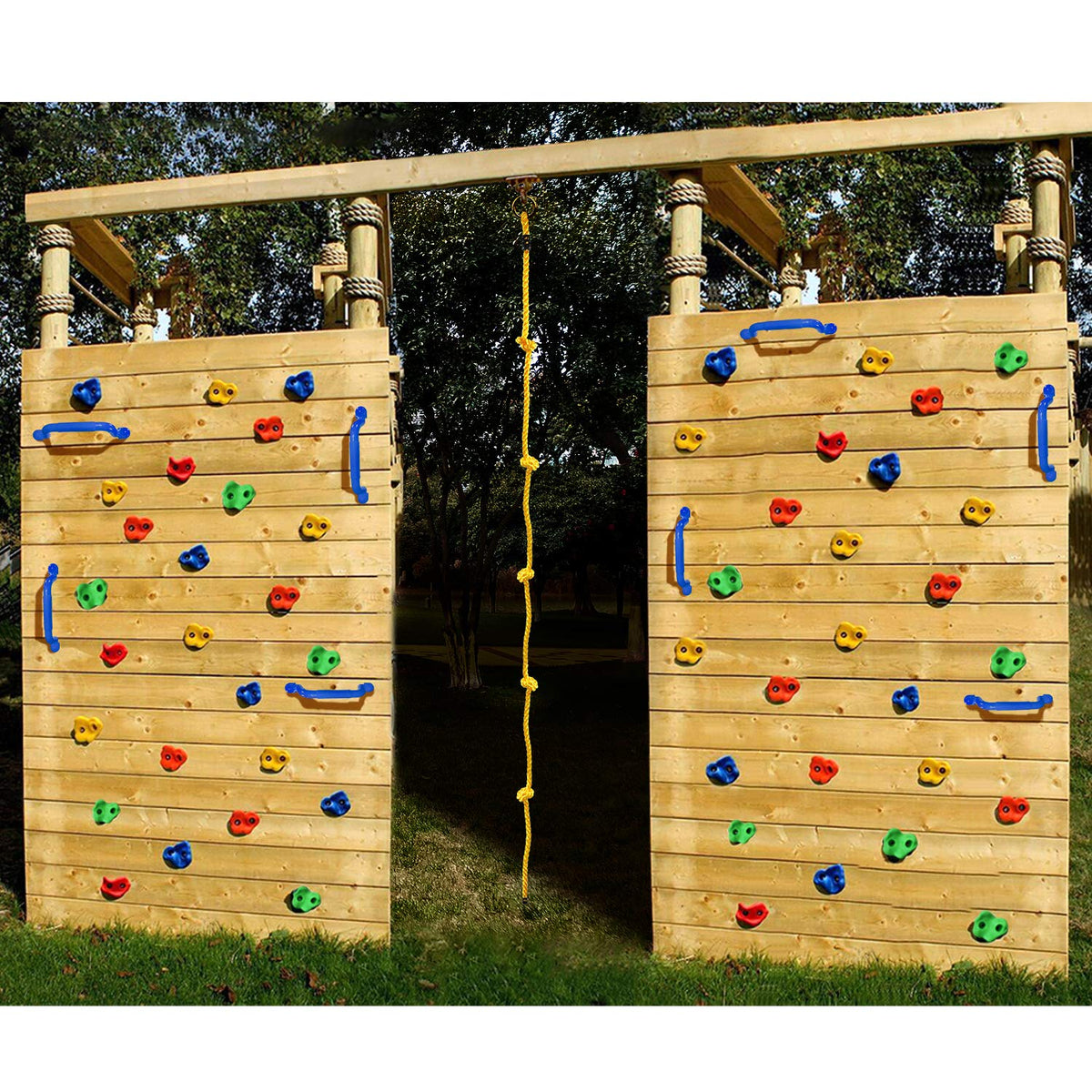 Rainbow Craft textured surfaces keep little climbers' hands secure and confident.