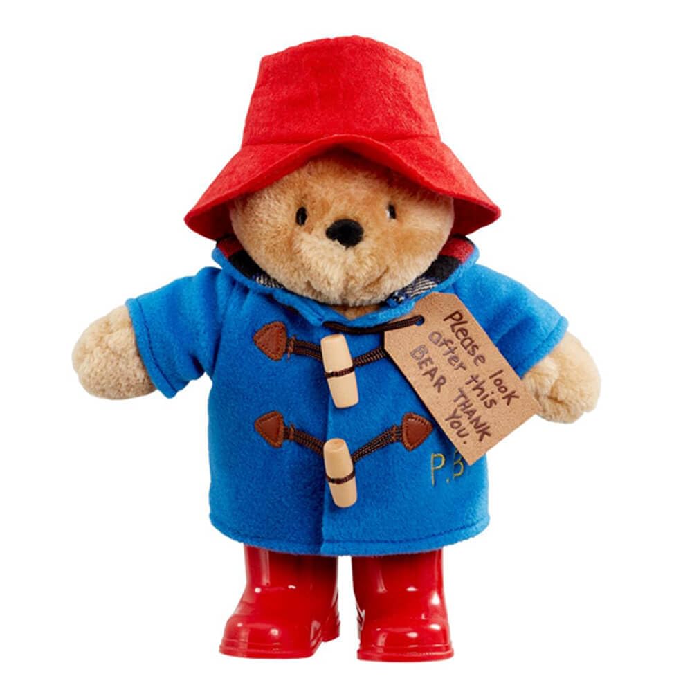 Rainbow Designs Classic Paddington Bear standing plush with boots for playtime