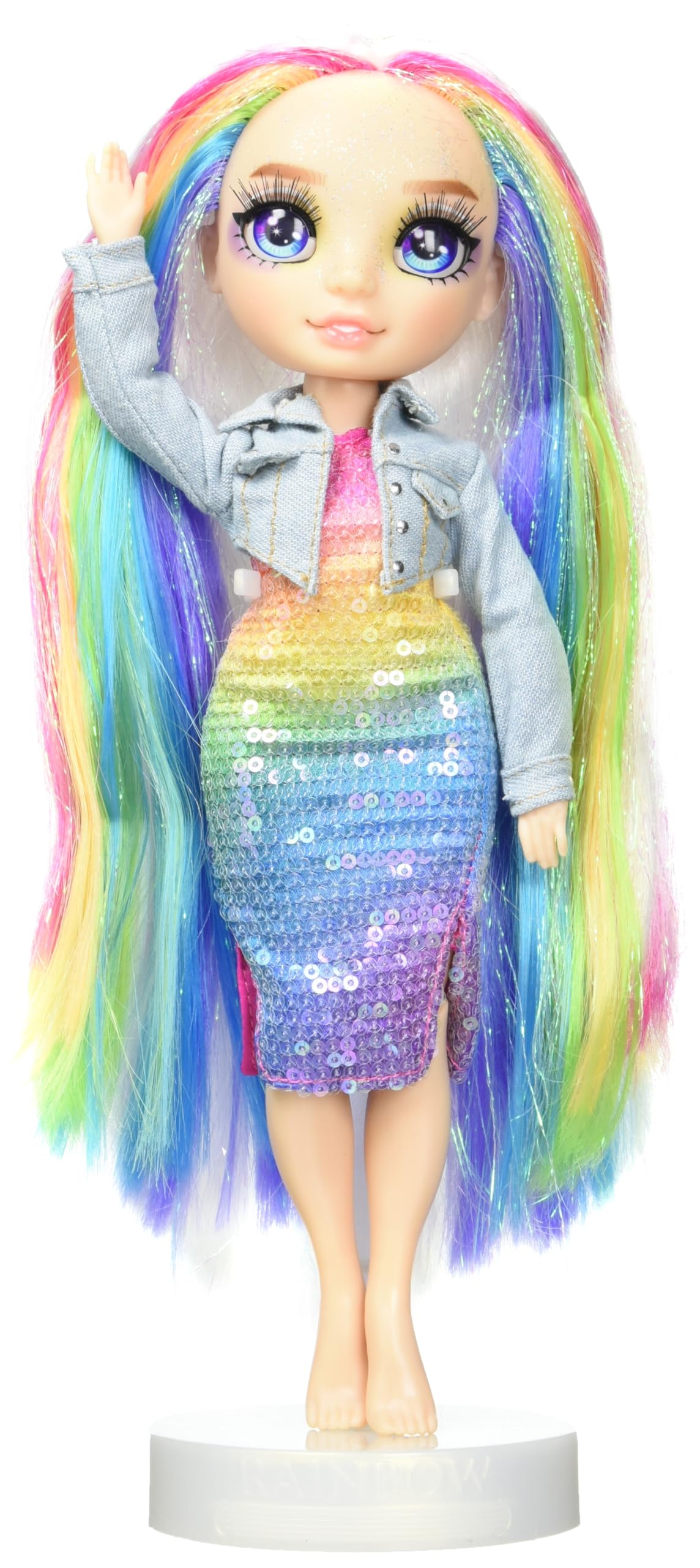 Rainbow High Amaya slime kit components include powder and crystal shaker.
