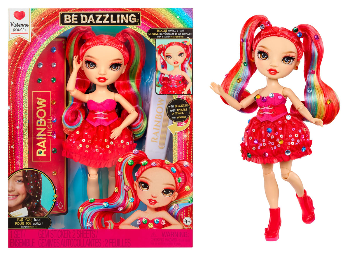 Rainbow High Vivienne Rouge doll ready for glam play and styling