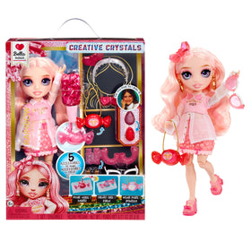 Rainbow High Bella 11-inch doll with pink crystals for imaginative play