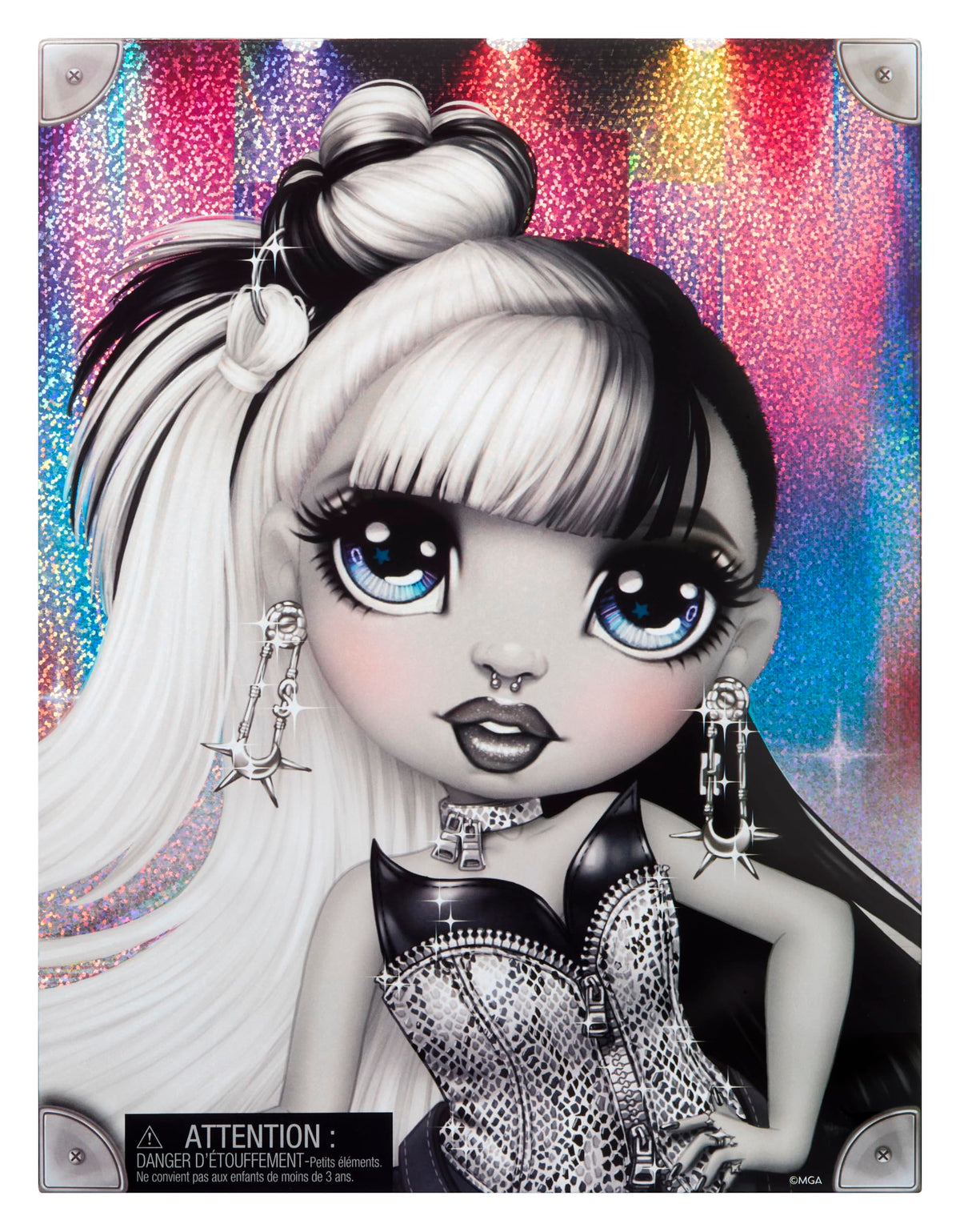 Rainbow High collector packaging doubles as display-ready art.