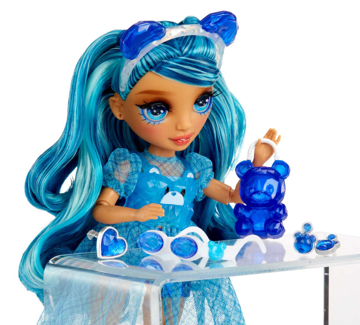 Rainbow High crystal sunglasses kit; craft stylish sunwear for dolls.