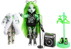 Rainbow High Neon Shadow Harley Limestone mic and stand accessory set