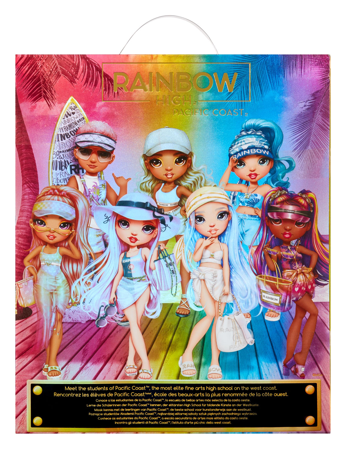 Rainbow High Pacific Coast playset pool accessories for poolside adventures