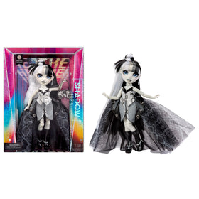 Rainbow High Shadow High Heather Grayson doll ensemble for stylish display and posing.