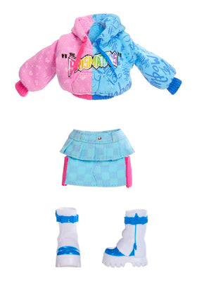Rainbow High Skyler blue doll packaging and collectible appeal.
