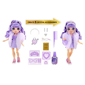 Rainbow High Violet 5-diy crystal accessories for imaginative dress-up