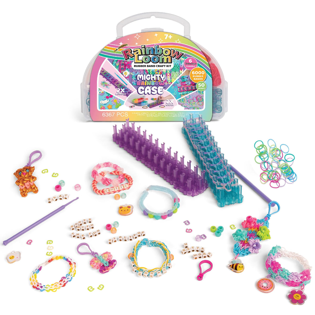 Rainbow Loom Carrying case on the go supports creativity anywhere.