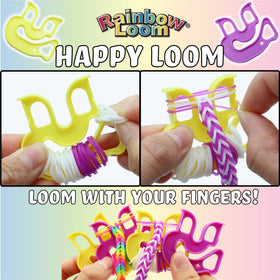 Rainbow Loom end-to-end connectors extend projects for longer designs.