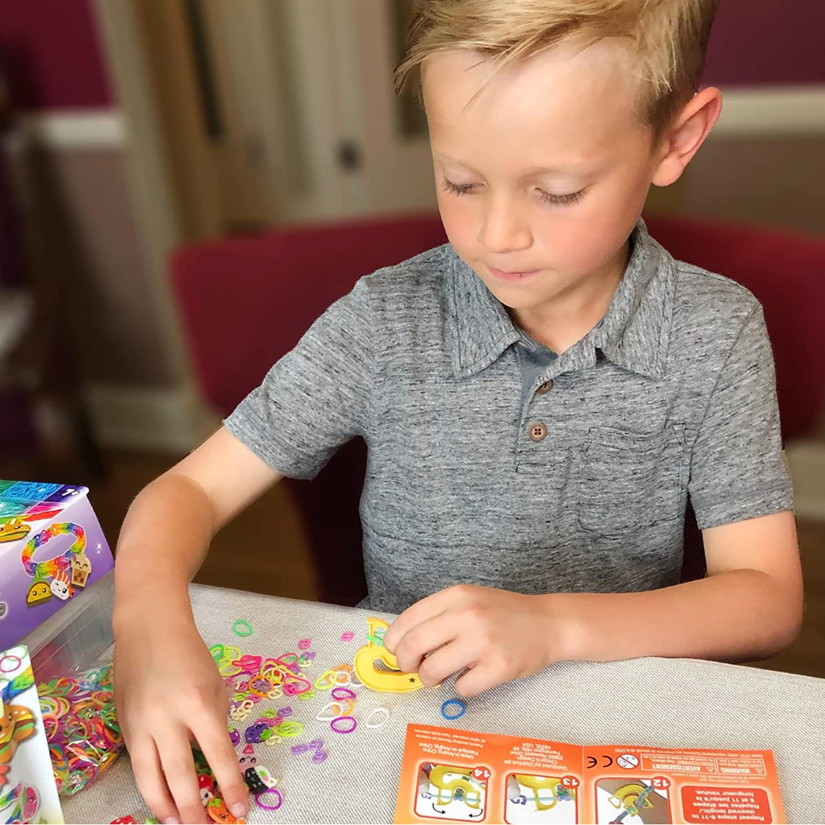 Rainbow Loom Loomi-Pals glow-in-the-dark colors inspire after-dusk play