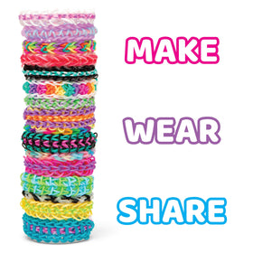Rainbow Loom MEGA Combo Set 7000+ bands offer vibrant colors for bracelet projects